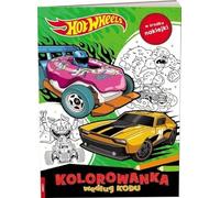 Mattel Hot Wheels. Libro para colorear por código
