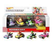 Mattel-Hot Wheels Mario Kart Die-Cast 4-Pack Surtment (Nintendo)