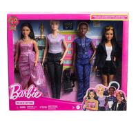 Mattel HRG54 Barbie Carrera Set 4 Muñecas Mujeres del Cine