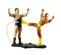 Mattel Hulk Hogan vs Andre The Giant Championship Showdown - Paquete de 2 figuras de acci n de 6 pulgadas - Paquete de batalla de Friday Night Sm