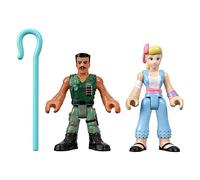 Mattel Imaginext Disney Toy Story 4 Pack de 2 Figuras Bo Peep y Combat Carl, Juguetes Niños +3 Años (GFD13)