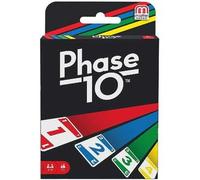 Mattel Games Juego de cartas Phase 10 Juego de mesa familiar +7 años (Mattel FFY05)
