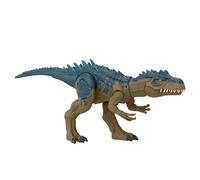Mattel Jurassic World Alosaurio, Dinosaurio de juguete, figura de acción con ataque devorador y sonidos de rugidos continuos, además de púas de defensa mejoradas que se activan con un botón, HRX50