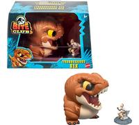 Mattel Jurassic World Bite Club Figura coleccionable, Tyrannosaurus Rex Chubby Stylized Dinosaur Figura de aproximadamente 4 pulgadas con accesorio , HVB38