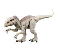 Mattel Jurassic World Camufla y Conquista Indominus Rex Dinosaurio de juguete con luces y sonidos +4 años (HNT64)