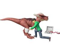 Mattel Jurassic World: Chaos Theory Storypack, paquete de defensor de figuras de acción humanas y dinosaurios, escala de 3.75 pulgadas, Kenji y Stygimoloch y 2 accesorios