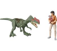 Mattel, Jurassic World Dinosaurio de Juguete Teoría del Caos Paquete con Yaz y Monolophosaurus para niños de 4 años en adelante