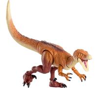 Mattel Jurassic World Colección Hammond Ornitolestes Figura de acción de Dinosaurio, diseño de Primera Calidad con Ojos realistas, 18 Puntos de articulación y Garras adicionales, JKM91