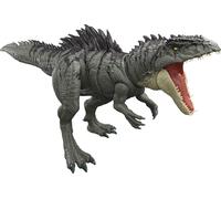 Mattel Jurassic World Mordisco colosal Giganotosaurus Figura con Ataque en múltiples direcciones, 71,1 cm de Largo y Cuerpo articulado, Control de Las púas traseras, JKG93
