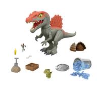 Mattel Jurassic World Crushivores Espinosaurio destrozajaulas, Figura de acción