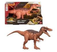 Mattel Jurassic World: El Renacer, Baryonyx Rugido salvaje, Dinosaurio con ataque de mordisco en múltiples direcciones y sonido controlado con la cola, diseño articulado y juego digital, JGC79