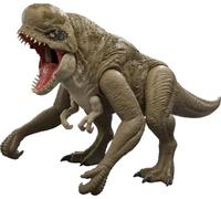 Mattel Jurassic World: El renacer Distortus Rex Supercolosal Figura de Dinosaurio de 78,74 cm, engulle hasta 20 minidinosaurios, Villano de 6 Patas, articulado, Fiel a la película, JKG95