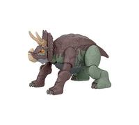 Mattel Jurassic World Fierce Changers Massive Stretch Giganotosaurus Dinosaurio de juguete se transforma en Nasutoceratops, +4 años (HPD34)