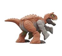 Mattel Jurassic World Fierce Changers Peligro Doble Carnotaurus Dinosaurio de juguete se transforma en Stegosaurus, +4 años (HLP07)