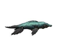 Mattel Jurassic World Grandes embestidas Liopleurodón Grande Juguete de Figura de Dinosaurio con 2 Funciones de Ataque y evolución, Juego Digital, JKL87