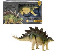 Mattel Jurassic World Colección Hammond Estegosaurio Figura de acción, Dinosaurio carnívoro grande de juguete con cola móvil articulada de “El mundo perdido: Jurassic Park”, JCH08