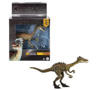 Mattel Jurassic World Hammond Collection, Especie Troodon, Dinosaurio de Juguete, 14 articulaciones, JDJ11