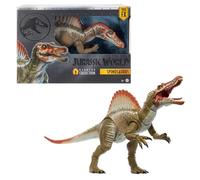 Mattel Jurassic World Hammond Collection, Espinosaurio Figura de acción de “Parque Jurásico III”, juguete de dinosaurio carnívoro extragrande, lengua articulada y cola móvil, JCH09