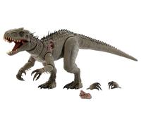 Mattel Jurassic World Hammond Collection Indominus Rex Figura Dinosaurio | Figura articulada de gran tamaño, garras intercambiables y implante de rastreo, JKG98