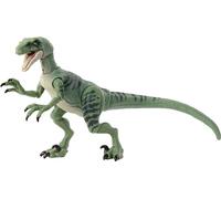 Mattel Jurassic World Hammond Collection - Juguete de dinosaurio, figura de acción del delta Velociraptor con ojos de cristal, cola con alambre y 14 articulaciones, coleccionable de película con