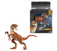 Mattel Jurassic World, Hammond Collections, Tigre Atrociraptor, dinosaurio de juguete, 13 articulaciones y detalles auténticos, JDJ09