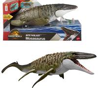 Mattel Jurassic World Rebirth Bite N Blast Mosasaurus & Mini (Importación USA)