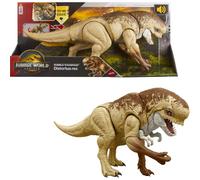 Mattel Jurassic World Rebirth Distortus Rex Rumble N Rampage Figura de accin de dinosaurio de 22 pulgadas con 2 acciones de ataque Contenido pre