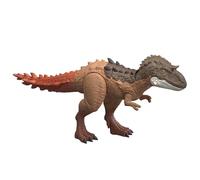 Mattel Jurassic World Rebirth Figura Gorgosaurus Gigantic Thrashers | Figura de dinosaurio grande con 2 ataques y función de evolución; juego digital mediante código de escaneo, JKL86