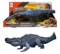 Mattel Jurassic World Rebirth Gigantesco Thrashers Dinosaurio Figura Purussaurus Especies Grandes Juguete 2 Rampage Attacks Juego Digital