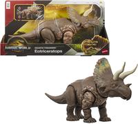 Mattel Jurassic World Rebirth Gigantic Thrashers Eotriceratops Dinosaur Figure T