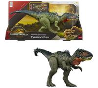 Mattel Jurassic World Rebirth Gigantic Thrashers Tyannotitian Dinosaur Figura Toy 2 Tail Activado Rampage Play Digital Play