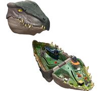 Mattel Jurassic World Rebirth Micro Adventure Playset, Distort (Importación USA)