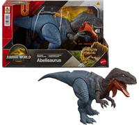 Mattel Jurassic World Rebirth Wild Roar Dinosaur Toy, Abelisa (Importación USA)