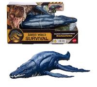 Mattel Jurassic World Rugido Salvaje Figuras de Dinosaurio con Ataque de mordisco en múltiples direcciones y Sonido, Juguete articulado, Juego Digital (Las Especies Pueden Variar), JKL79