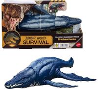 Mattel Jurassic World Rugido Salvaje Figuras de Dinosaurio con Ataque de mordisco en múltiples direcciones y Sonido, Juguete articulado, Juego Digital (Las Especies Pueden Variar), JKL79