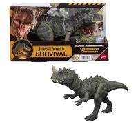 Mattel Jurassic World Rugido Salvaje Figuras de Dinosaurio con Ataque de mordisco en múltiples direcciones y Sonido, Juguete articulado, Juego Digital (Las Especies Pueden Variar), JKL77