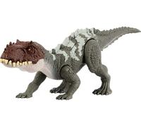 Mattel Jurassic World Strike Attack Dinosaurio de juguete, Figura de acción Prestosuchus con articulaciones móviles y movimiento de un solo golpe