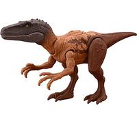 Mattel Jurassic World Strike Attack Figura de Dinosaurio Herrerasurus con articulaciones m viles y funci n de Golpe Nico, Regalo de Juguete con Juego f Sico y Digital