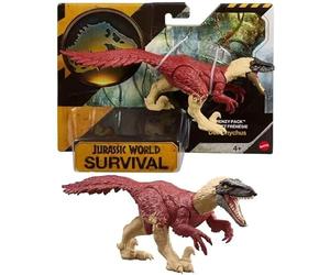 Mattel Jurassic World Survival Deinonychus Frenzy Pack Figura | A partir de 4 años, articulaciones móviles, diseño detallado, figura coleccionable, juguete de dinosaurio