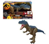 Mattel Jurassic World: Teoría del Dinocaos Netflix - Allosaurus Colosal, Figura de acción grande de dinosaurio de juguete que mide 97 cm de largo, serie Epic Evolution, regalo, +4 años, HRX53