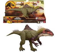 Mattel Jurassic World: Teoría del Dinocaos Netflix - Becklespinax Batalla de rugidos, Figura de acción de dinosaurio de juguete con sonidos, serie Epic Evolution, +4 años, HXF52