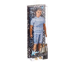 Mattel Ken Fashionista STDOS. -CV17-
