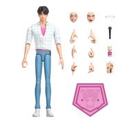 Mattel KPOP Demon Hunters Saja Boys Jinu Figura articulada 17 cm | Con look 'Soda Pop', accesorios de película, caras y manos intercambiables, 18 puntos de articulación, JRY33
