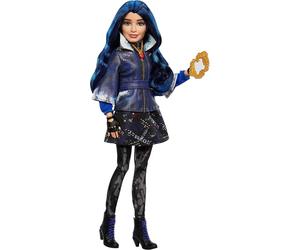 Mattel Los Decendientes, muñeca Evie, la Isla de los Perdidos, décimo Aniversario, Conjunto, Accesorios y articulaciones Flexibles, Inspirada en la película, JFG75