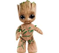 Mattel Marvel I am Groot Peluche Groot bailón Cuerpo blandito, juguete con luces y sonidos, reacciona con tu voz, regalo +3 años (HJM23)