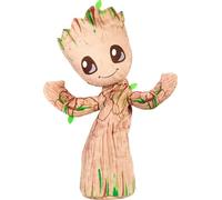 Mattel Marvel Peluche suave de Groot bailarín que habla inglés, 33 cm de alto con sonidos, frases, música y pasos de baile, JDW97