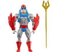 Mattel Masters of the Universe Origins - Figura de acción y accesorios, Stratos - Juguete coleccionable de 14 cm con Mini-Comic