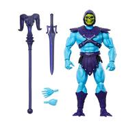 Masters of the Universe Masterverse Skeletor Vintage Collection - Figura de acción (18 cm, con accesorios, espada y varilla), color azul y morado