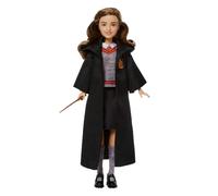 Mattel Harry Potter Hermione Granger Muñeca de Moda con Uniforme de Hogwarts Intercambiable y Accesorio de Varita, Inspirada en la película, JGM19