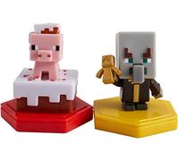 Mattel Minecraft - Boost Mini Figure 2-Pack - Pigging out Pig & Undying Evok